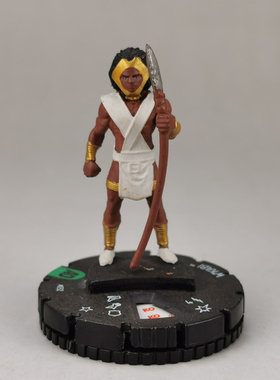 HEROCLIX威世智反转英雄 漫威漫画黑豹瓦坎达 瓦卡比(W KABI)无卡