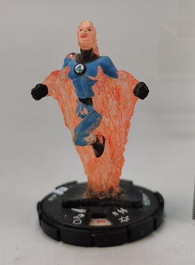 HEROCLIX威世智反转英雄 漫威漫画角色神奇四侠霹雳火Human Torch