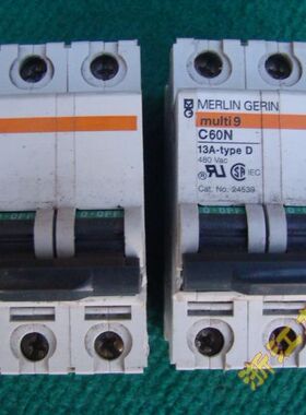 法国梅兰日兰MERLIN GERIN MULTI9 C60N 13A-TYPE D 3P 断路开关