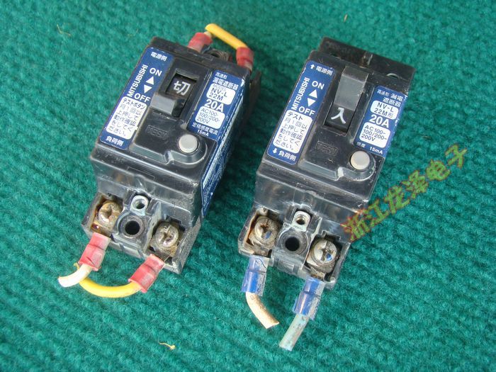 MITSUBISHI三菱 NV-L22M断路器 开关漏电保护开关2P 20A