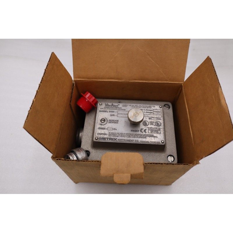 全新 Metrix 5550-011-01 Vibralert 振动开关 480V-AC 库存 H933