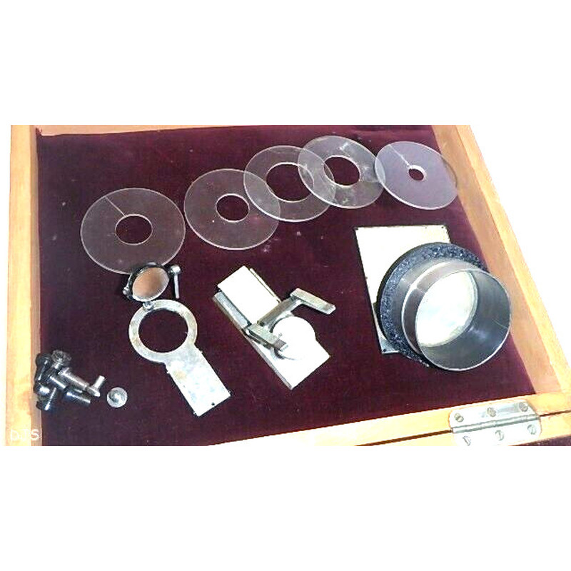 老式 LEITZ WETZLAR BAUSCH LOMB 光学微观目标套件