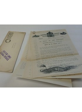 1932 年 NORTHFIELD 明尼苏达铁质销售目录字母头