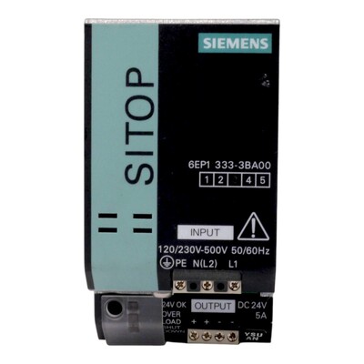 SIEMENS 6EP1333-3BA00 SITOP PSU200M STROMVERSORGUNG