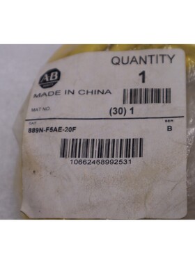 Allen Bradley 889N-F5AE-20F 连接器电缆 Ser。 B Stock H1530