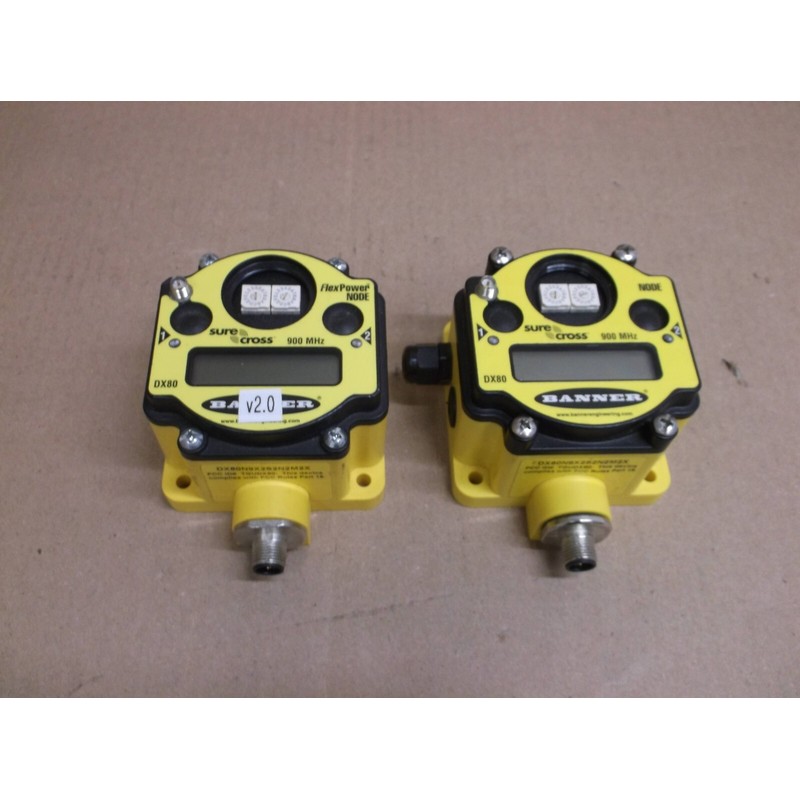 DX80N9X2S2N2M2X Banner Demo Surecross Rete I/O Node N Antenn