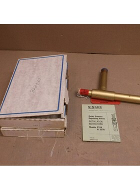 237AW 10”/75 Singer NEW In Box Crankcase Pressure Relief Va