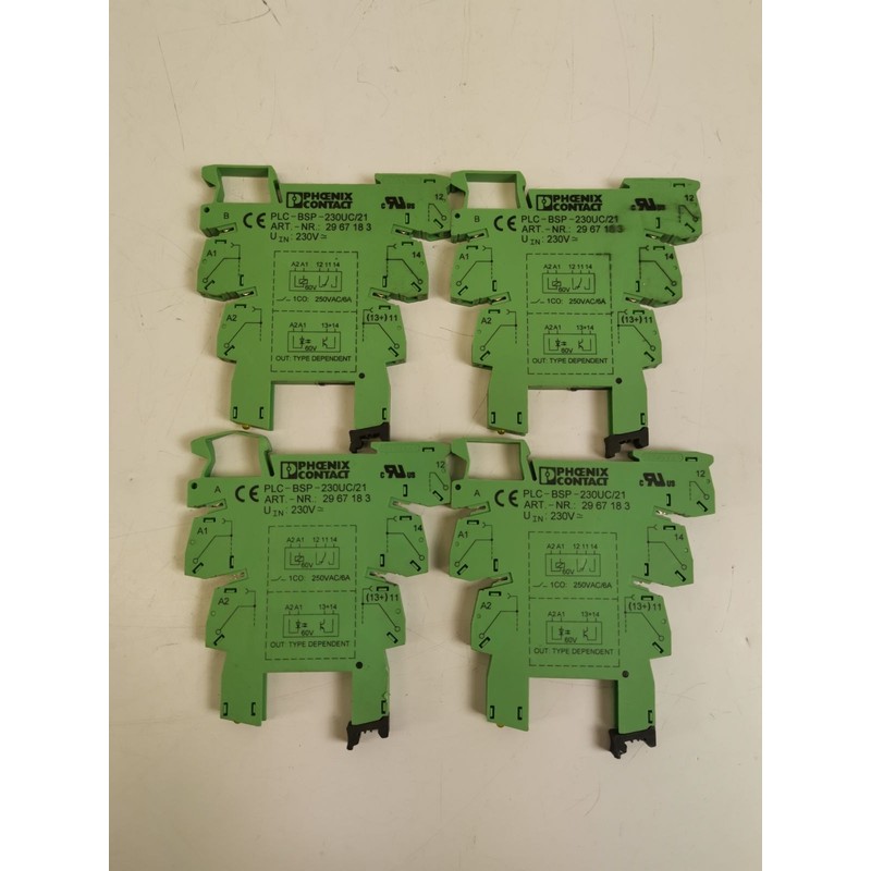 PHOENIX CONTACT PLC-BSP-230UC/21 2967183 4 Stck.