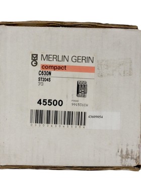 MERLIN-GERIN C630N-ST + ST-204-S ID 45500 COMPACT LEISTUNGSS