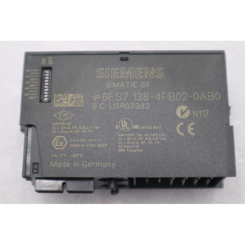 西门子 6ES7 138-4FB02-0AB0 SIMATIC S7 电子控制模块库存 L-347