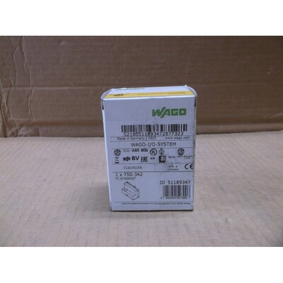 750-342 WAGO Neu IN Karton Plc Scheibe I/O Ethernet Fieldbus