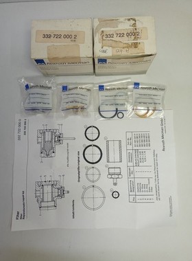 Rexroth 3327220002 Pneumatisches Ventil Reparatursatz - Neu