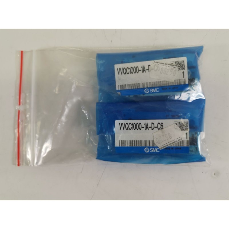 SMC VVQC1000-1A-D-C6 Einzelanschlussplatte 2er Packung NEU