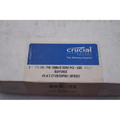 CRUCIAL ct12872ap667 全盖库存 #K-1876