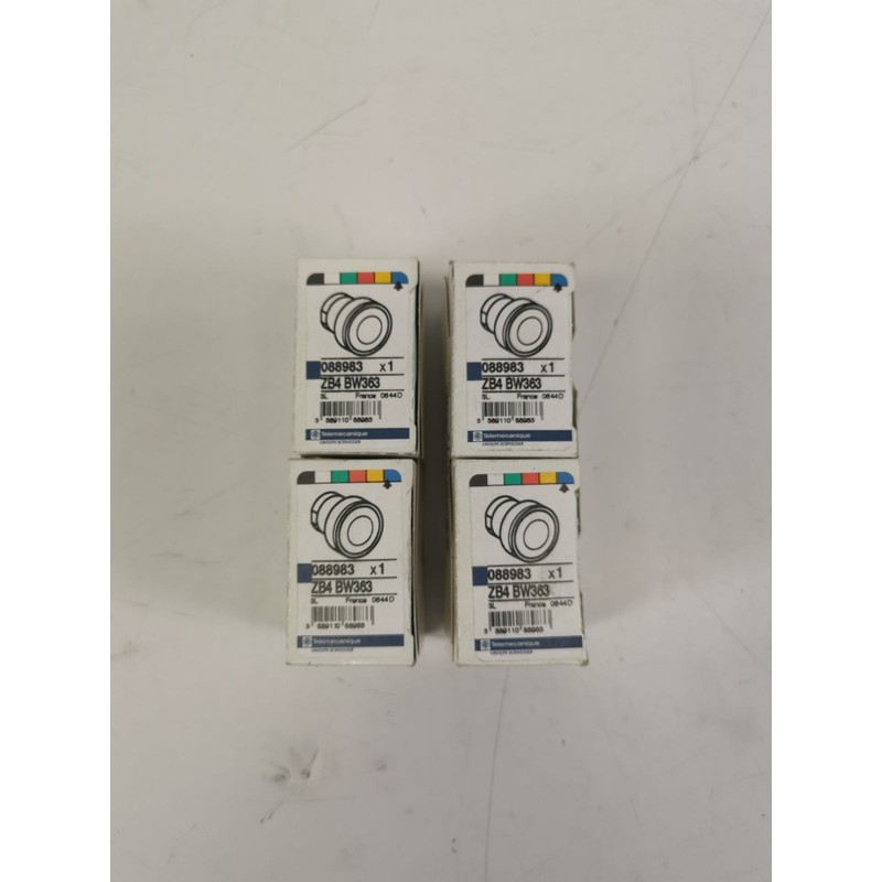 SCHNEIDER ELECTRIC 088983/ ZB4 BW363 Drucktaster blau 4er Pa