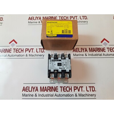 Square d 8910dpa43v02 definite purpose contactor