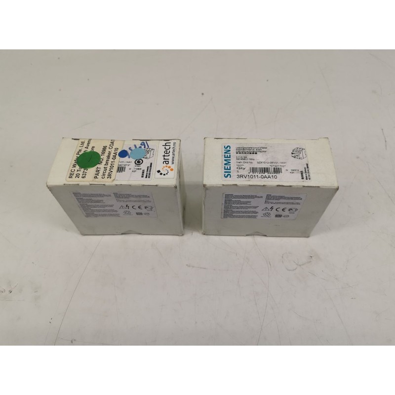 Siemens Sirius Leistungsschalter 3RV1011-0AA10 2er Packung N