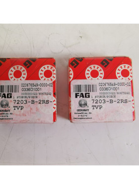 FAG 7203-B-2RS-TVP Radial-Schr?gkugellager 2er Packung NEU
