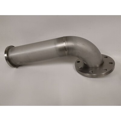 Bogenstück DN 100 ISO-KF 90° Flansch jhf dn100 pn1