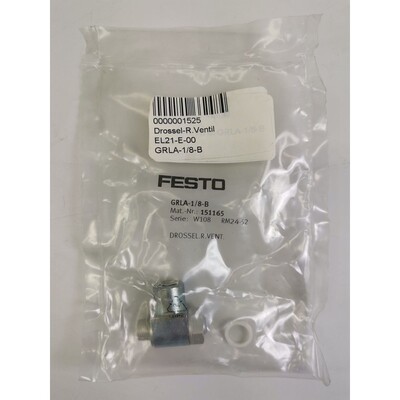 Drossel-Rückschlagventil Festo GRLA-1/8-B 1511 NEU