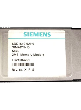 SIEMENS 6DD1610-0AH0 SIMADYN D PROGRAMMSPEICHER-SUBMODUL MS5