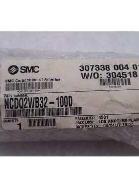 SMC NCDQ2WB32-100D / NCDQ2WB32100D(全新品牌)库存K-2466