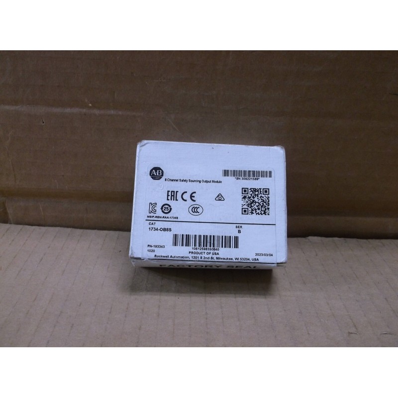 1743-OB8S B Allen Bradley Neuf en Bo?te Plc 8 Point Sécurit