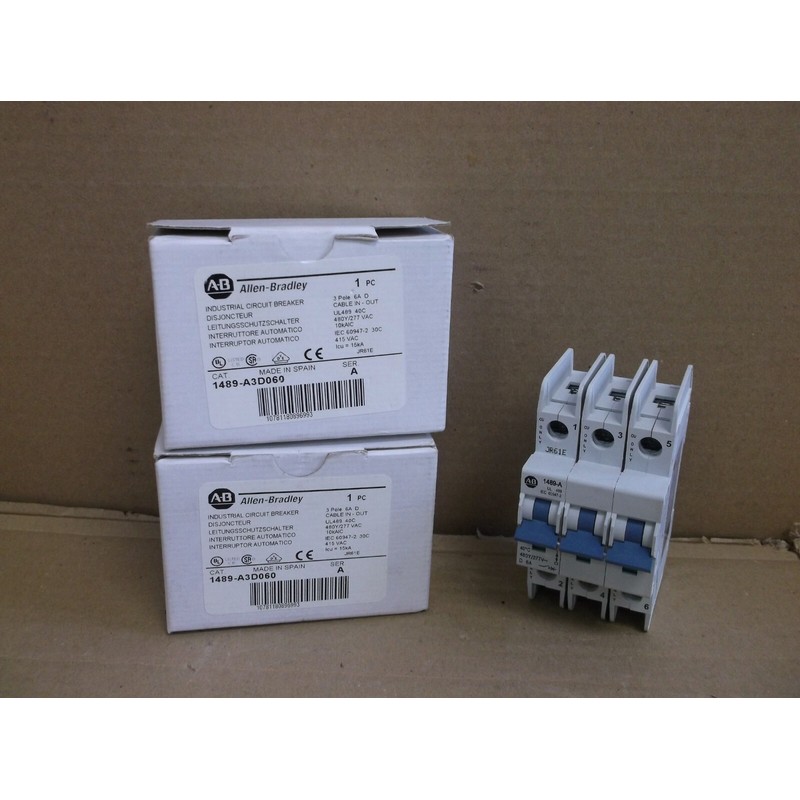 1489-A3D060 A Allen Bradley Nuovo IN Scatola 6A Disgiuntore