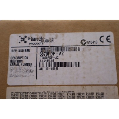 手工产品 3870PDF-A2 无绳条形扫描仪库存 #2808