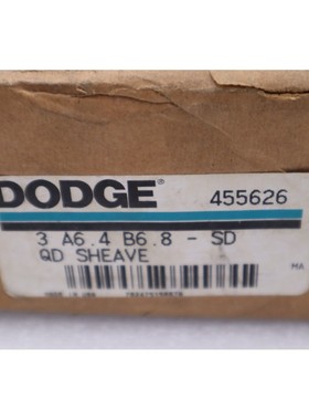 全新 道奇 455626 SHEAVE 3 A 6.4 B6.8 全新 旧库存 2961-C