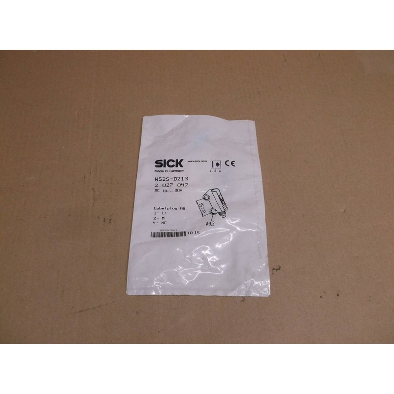 WS2S-D213 Sick Nuevo en Caja Fotoeléctrico Sensor Interrupt