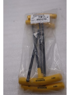 批量 4 件 - Bondhus 15312 1/4 英寸六角尖 T 型手柄带 ProGuard