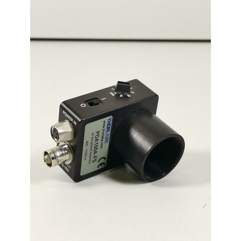 THORLABS PDA100A-FS PDA100A SI Amplified Detector 400-1100 n