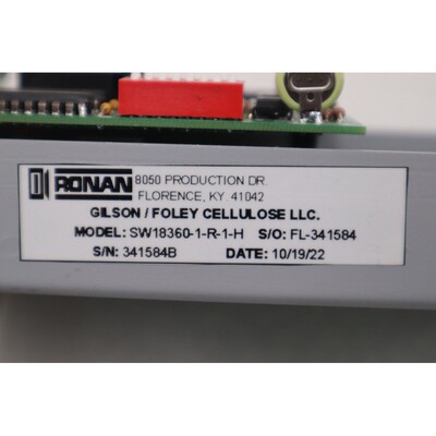 全新 RONAN GAMMA 交换 X90 SW18360-1-R-1-H 库存 G239