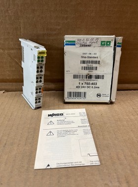 750-403 WAGO Nuovo IN Scatola Plc Spatola I/O Sistema 4 Cana