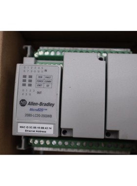 Allen-Bradley 2080-LC20-20QWBR Micro820 控制器 - 现货 GF62