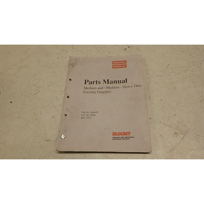 PRENTICE HYDRO-AX GRAPPLES 零件