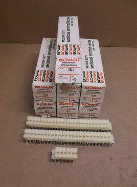 Quantità 100) 0624 Buchanan Nuovo IN Scatola Terminale Bloc