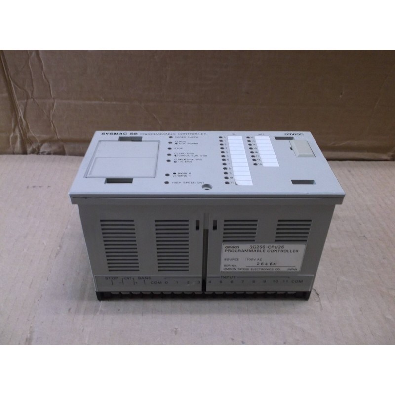 3G2S6-CPU26 Omron Plc Démo S6 Sysmac 20-I/O CPU Système 3G
