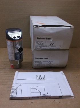 PB5320 IFM Efector 全新带盒压力开关传感器 PB-500PSBU76-HFPKG