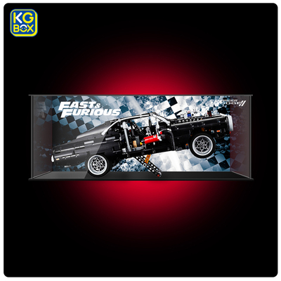 防尘展示KGBOX灯光道奇速激赛车