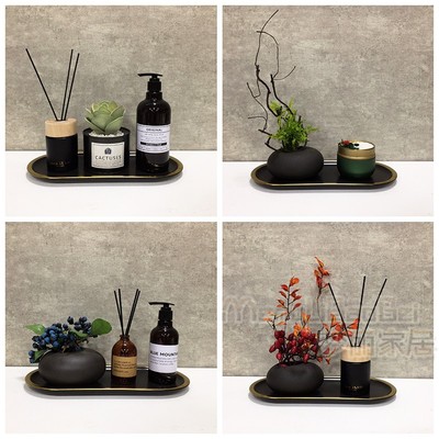 样板房卫生间浴室柜摆件洗手台套