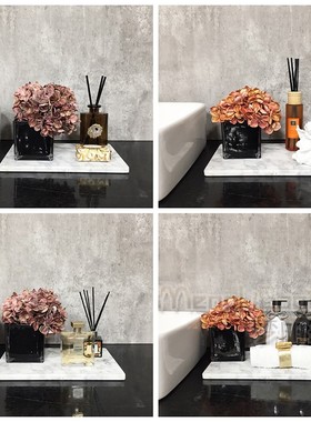 样板间摆件现代简约瓷砖店装饰品样板房软装浴室卫生间毛巾小摆设