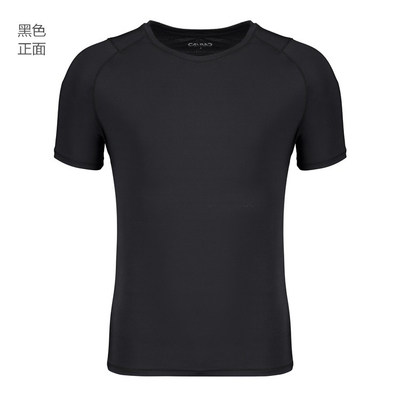 正品CARAVA喀尔沃男款夏季弹力轻量训练快干功能T恤828051