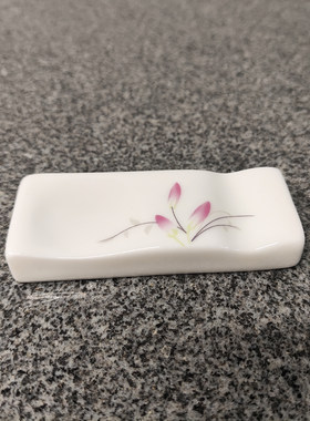 陶瓷筷子架家用汤匙筷托两用