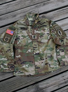 天蝎W2迷彩作战服OCP军迷战斗服MC迷彩套服战术服CS野战服户外