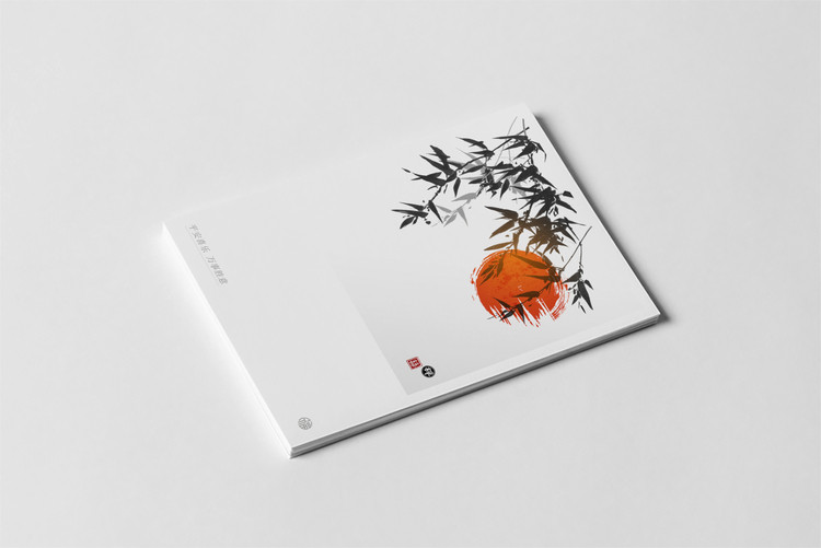 KP405中式抽象图案迷你小贺卡