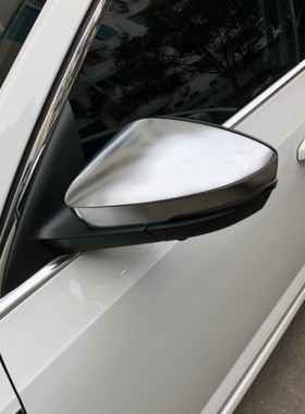 SUPERB斯柯达速派明锐旅行版T-ROC探歌改装电镀后视镜壳镀铬银耳