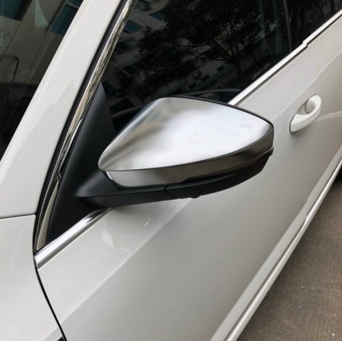 斯柯达明锐探歌改装后视镜镀铬