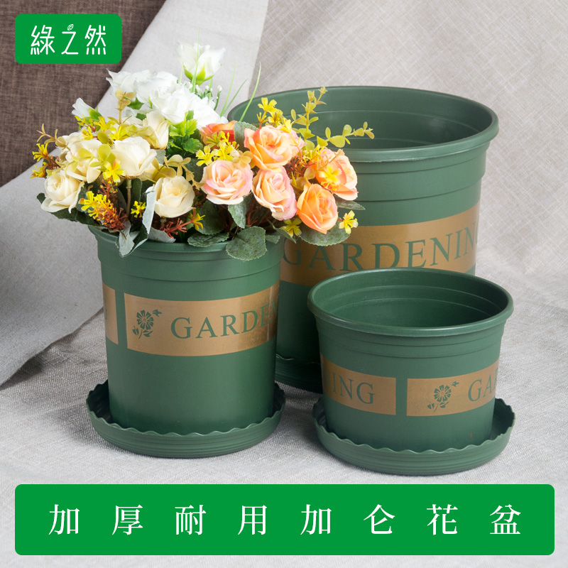 绿萝矮胖塑料阳台种菜绿植花盆